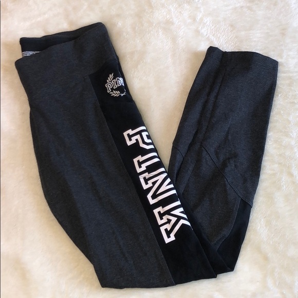 PINK Victoria's Secret Pants - Dark Grey PINK leggings